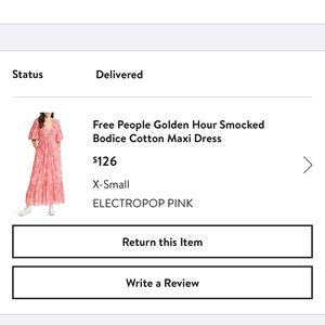 Free People Golden Hour Smocked Bodice Cotton Maxi Dress